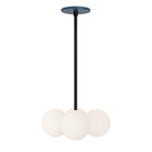 Selene Compass shown in Matte Black with an Ocean Blue Canopy