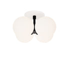 Selene Compass Surface shown in Matte Black with a White Canopy