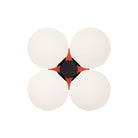 Selene Compass Surface shown in Matte Black with a Persimmon Canopy