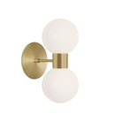 Selene Double shown in Brass