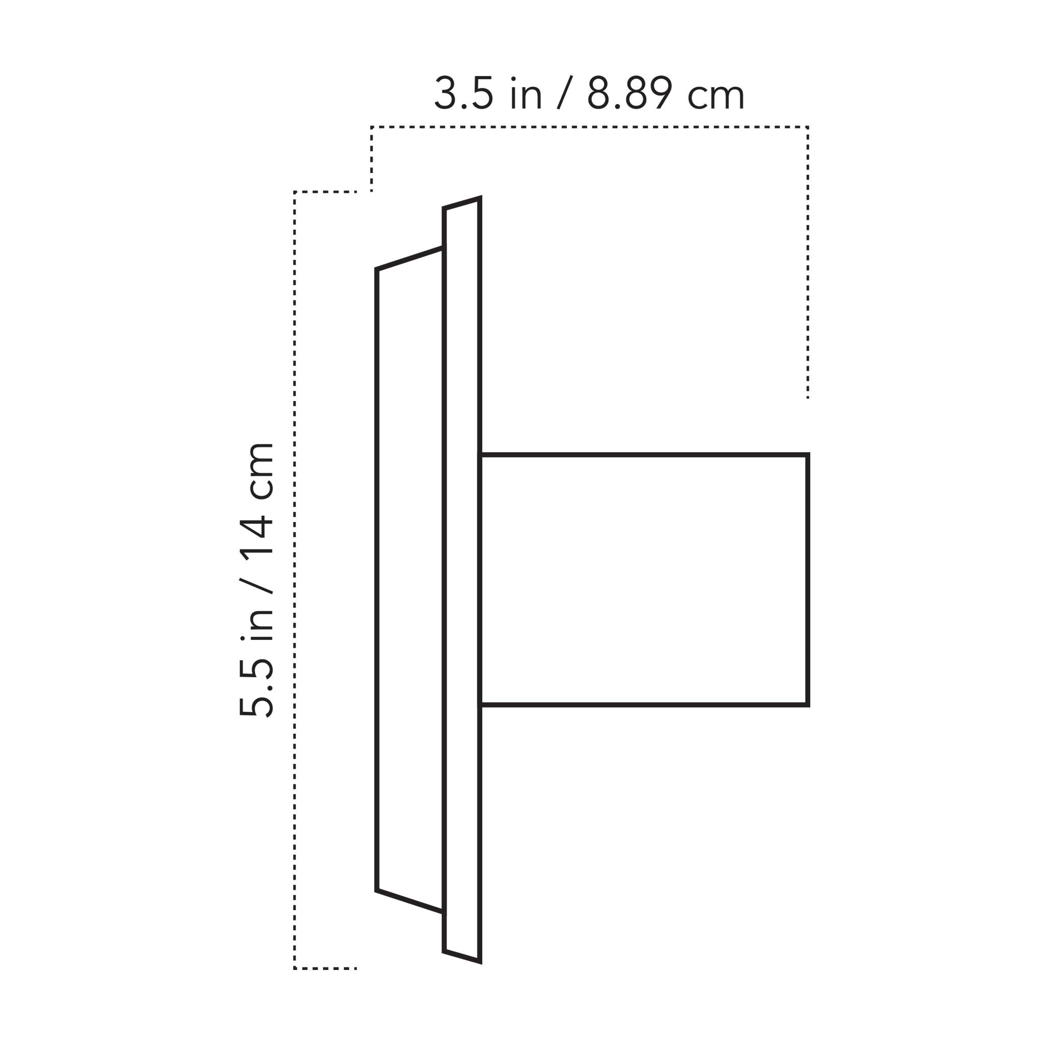 A Technical Drawing Of The Switch Light Fixture