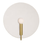 Tanglewood ADA shown in Brass with a Natural White Glaze Ceramic 