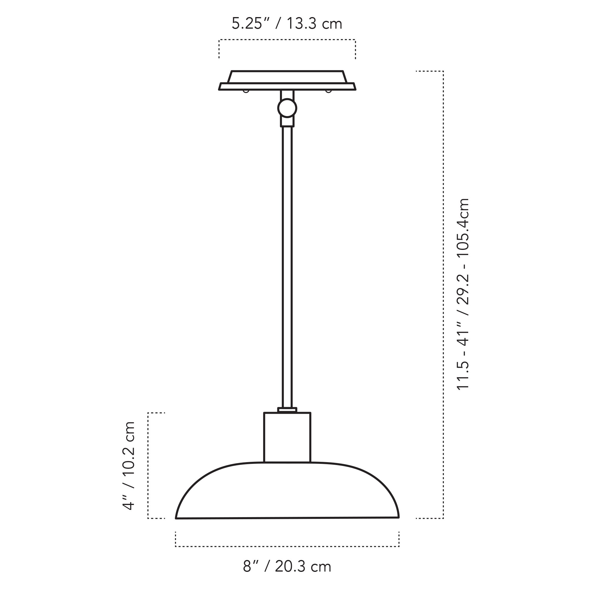 A Technical Drawing Of The Terra Pendant