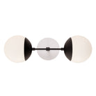 Theo shown in Matte Black with a Brownstone White Swift Ceramic Canopy