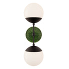 Theo shown in Matte Black with a Forest Green Star Ceramic Canopy
