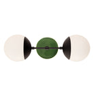 Theo shown in Matte Black with a Forest Green Swift Ceramic Canopy