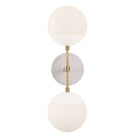Theo shown in White with Brass and a Brownstone White Sunflower Ceramic Canopy