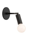 Tilt Sconce shown in Matte Black with a 3" arm