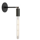 Tilt Sconce with a 6" arm shown in Matte Black with a T10 Filament Bulb
