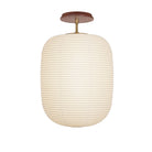 Umi Surface shown in Heirloom Brass with a Walnut Wood Canopy
