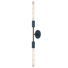 Venus shown in Ocean Blue with Matte Black accents and T10 Filament Bulbs