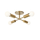 Venus Compass Surface shown in Heirloom Brass with 14.5" diameter