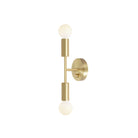 Venus Mini shown in Brass with a Backplate Dimmer Switch