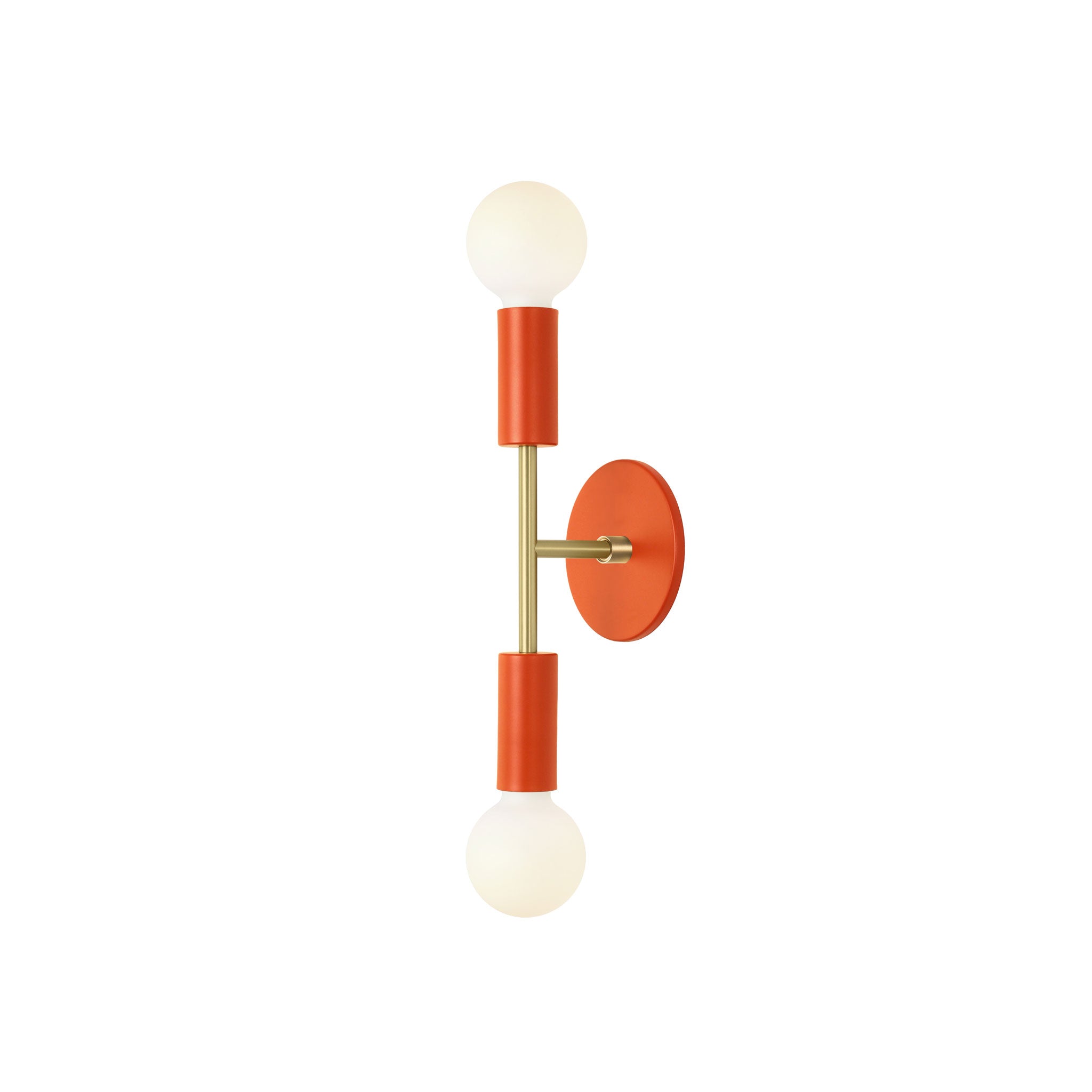 Venus Mini shown in Persimmon with Brass