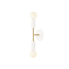 Venus Mini shown in White with Brass
