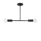 Venus Pendant shown in Matte Black with Matte Black Accents