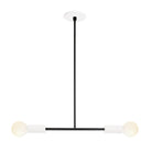 Venus Pendant shown in White with Matte Black Accents