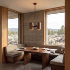 Woodland Viviane Compass shown in Walnut with Matte Black