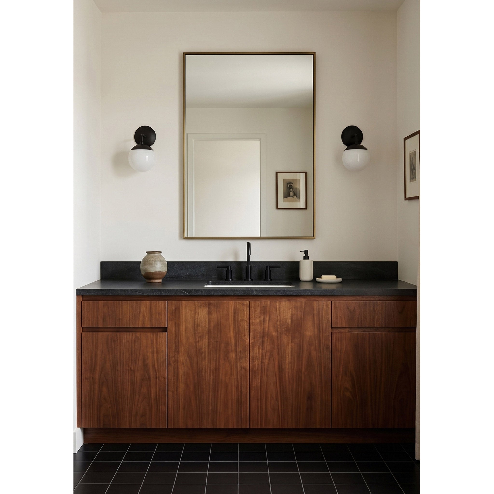 Alto Sconce 6" shown in Matte Black