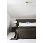 Glass Amélie Surface 8" shown with a Maple wood canopy