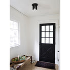 Fjord 3 Surface shown in Matte Black and Tala Sphere II Led Bulbs