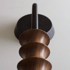 Joslyn shown in Walnut with Matte Black and a Black Stained canopy