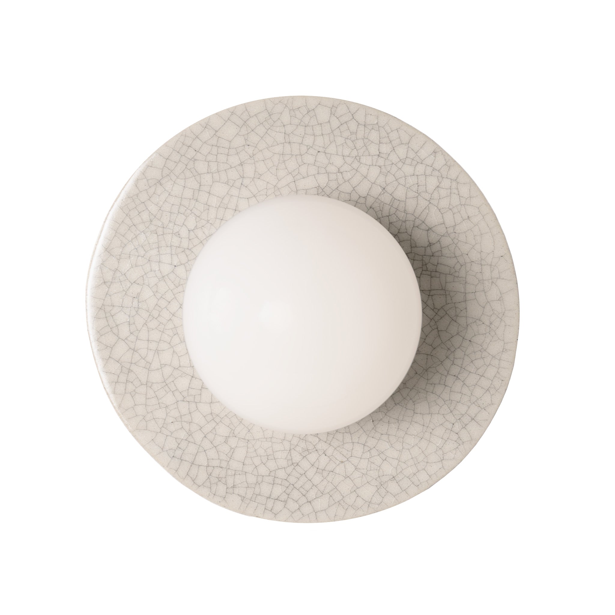 Kalpana Moon shown in Gloss Crackle Glaze ceramic