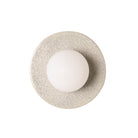 Kalpana Moon Small with Gloss Crackle Glaze