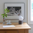 Little Meg Lamp shown in Metallic Bronze Glaze ceramic