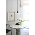 Marjorie Rod Pendant shown in Graphite Patina