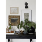 Petra Sconce shown in Matte Black with a 3" arm