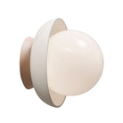 Terra Lexi shown in Bone ceramic and Maple wood canopy