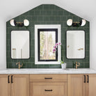 Theo Sconces in Matte Black with Brass. Interior Design by Anna West. Photography by Meagan Larson