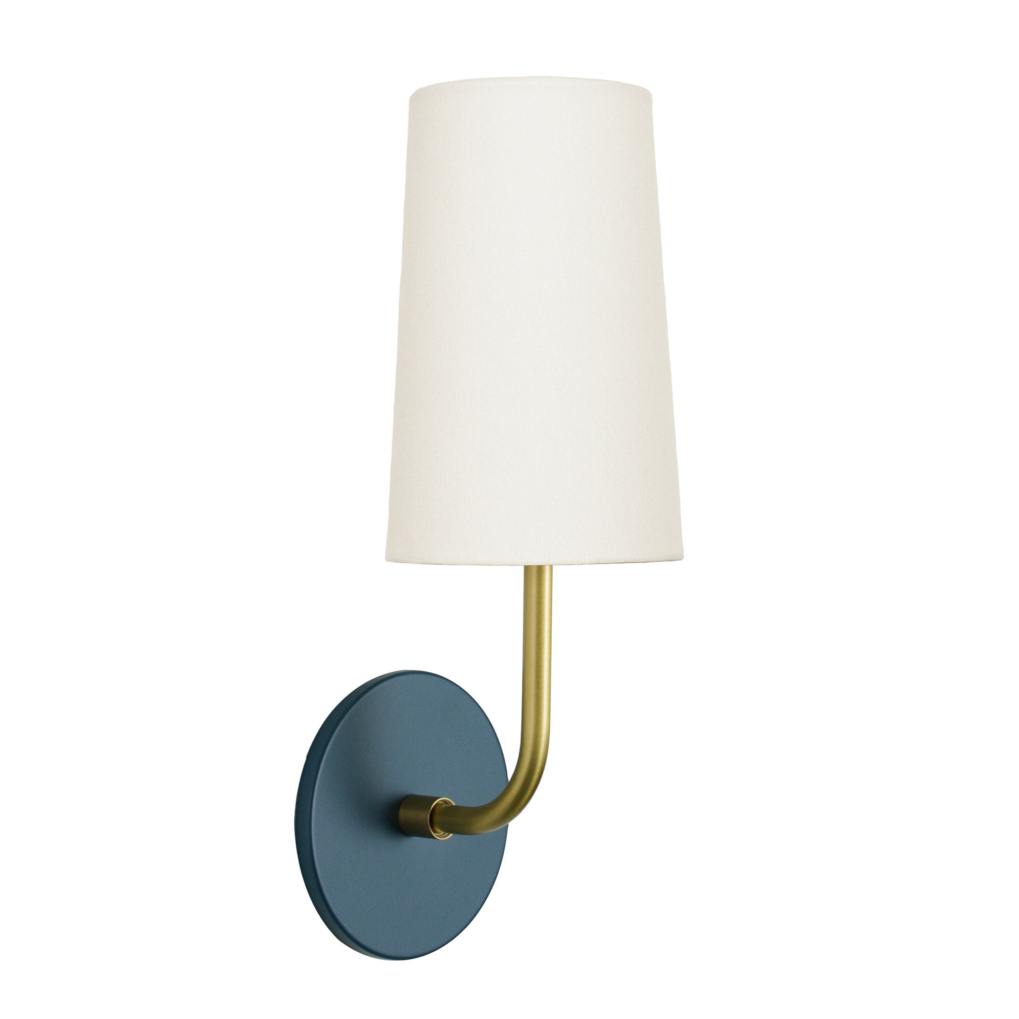 Timberline Linen shown in Brass with a Ocean Blue canopy