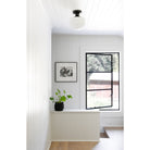 Allison Large shown in Gloss Black Glaze ceramic