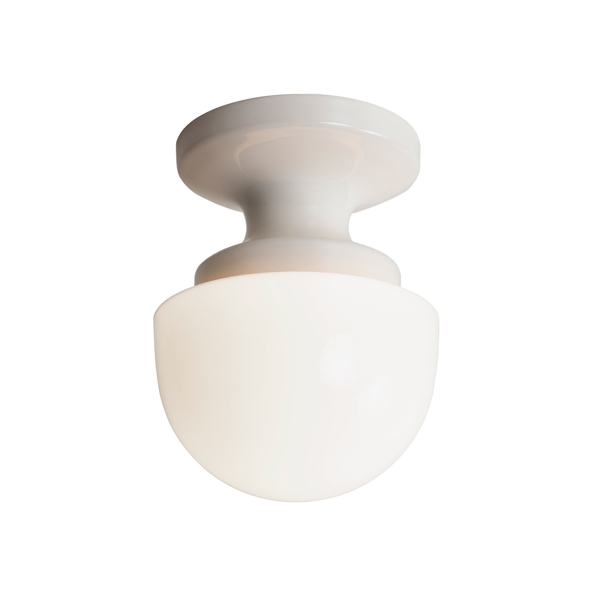 Allison shown in Gloss White Glaze ceramic