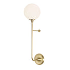 Beverly 8" shown in Brass with 29" length