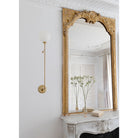 Beverly 8" shown in Heirloom Brass with 39" length