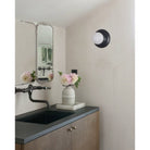 Brigette Sconce shown in Graphite Patina