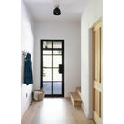 Amélie Surface 8" shown in Matte Black with a Maple canopy