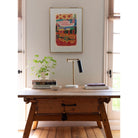 Fjord Articulated Lamp shown in Matte Black. Interior design by Sarah J. Meyer Design