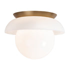 Glass Lexi Large 8" shown in Heirloom Brass