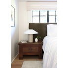 Hill Table Lamp shown in Gloss Crackle Glaze ceramic