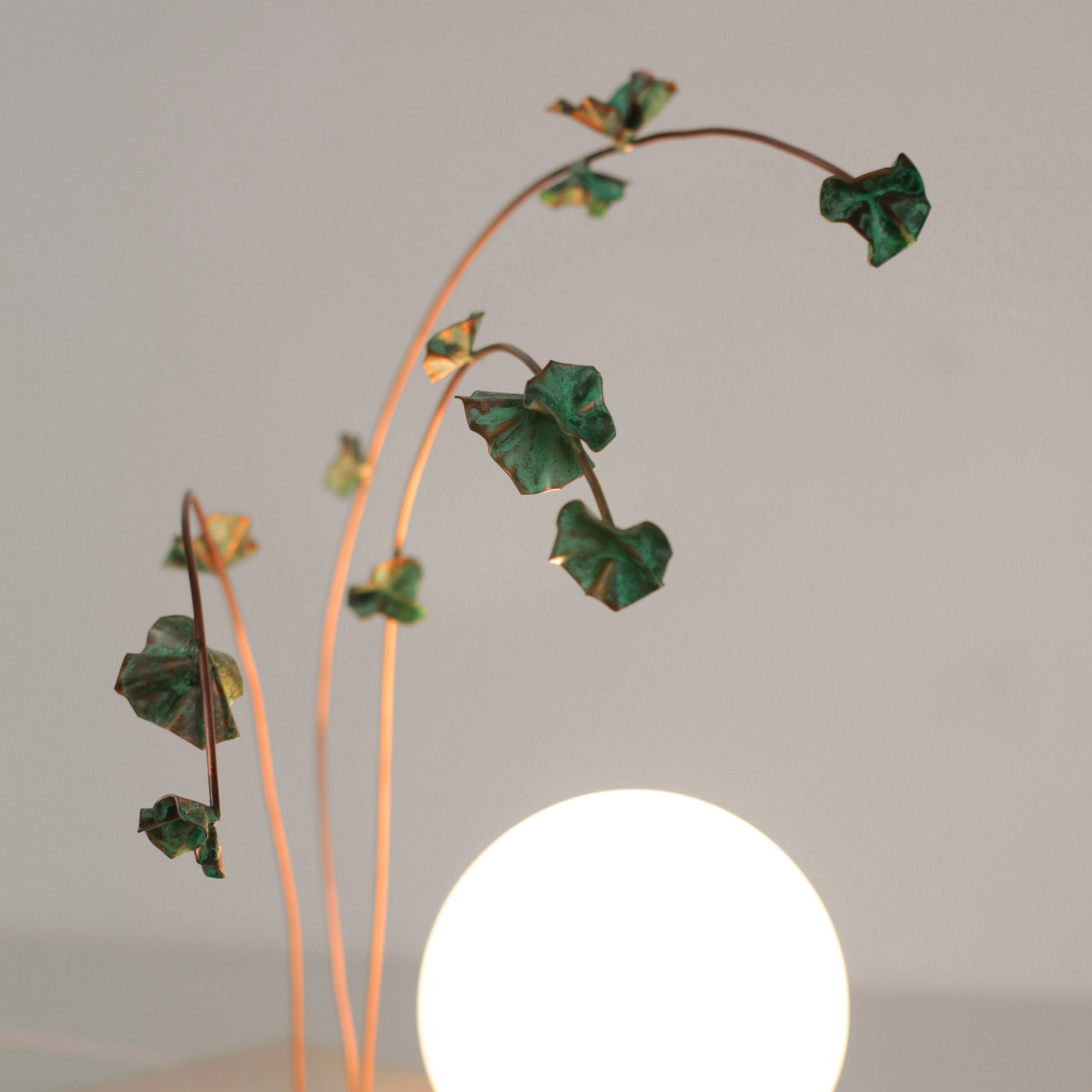 Verdigris flower finish
