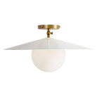 Marie Majeure Surface shown in White with Heirloom Brass