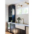 Marie Sconces shown in Heirloom Brass. Interior Design by Wise Design, Photography by Seppi Reda 