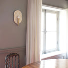 Concord ADA shown in Brass with Natural White & Cream Floral ceramic