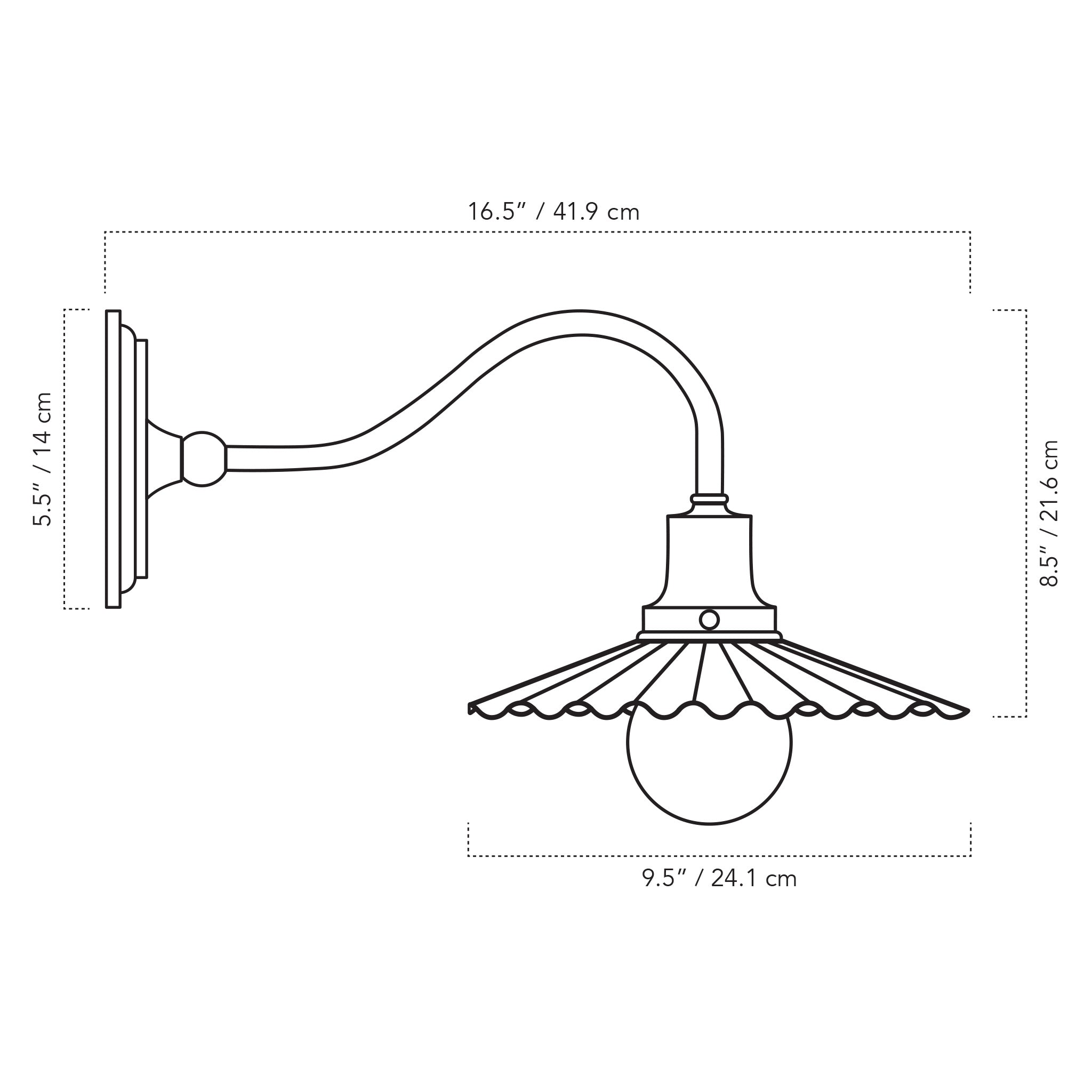 A Technical Drawing Of The Marie Petite Double Pendant