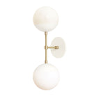 Theo shown in White and Brass
