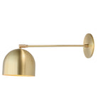 Amélie Sconce 6" shown with a 12" arm in Brass